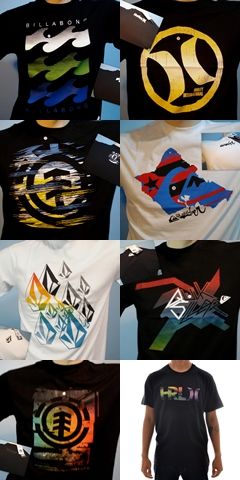 Camisetas de surf